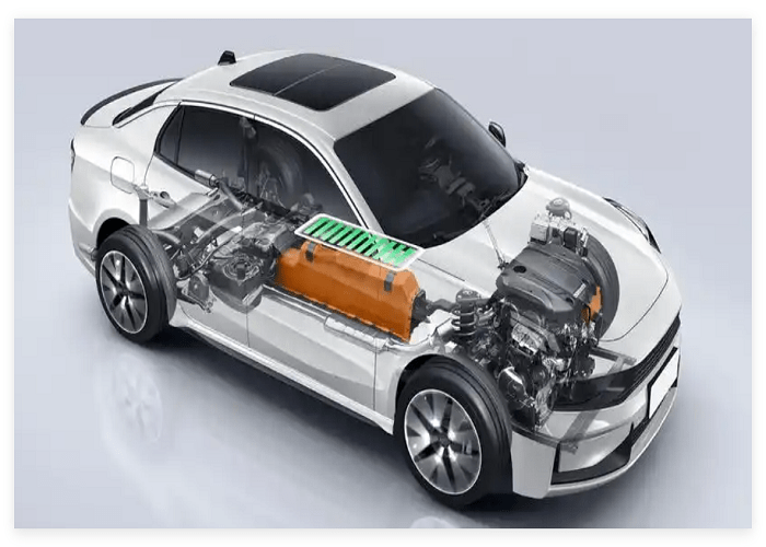 What parts are included in the automobile chassis